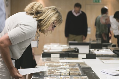 unconserved manuscript on display